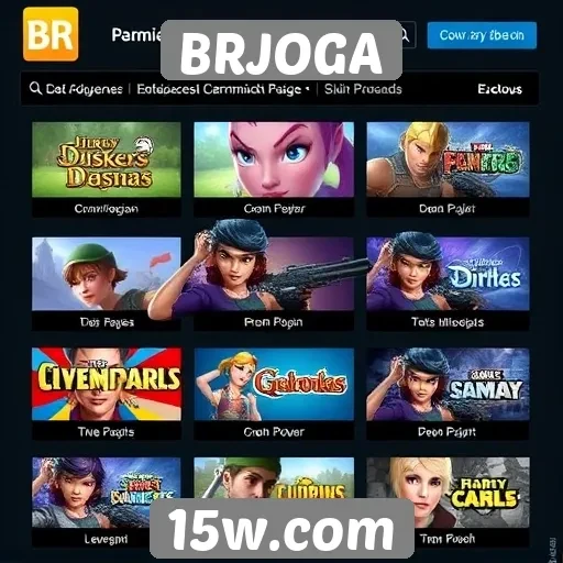 Análise das principais categorias de jogos no BRJOGA